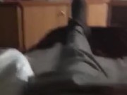 Cruise ship wank while stepdad showers - With CUM -
