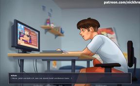 German cartoon part 72 - stepsister masturbate on camera