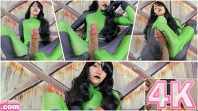 Shego's Femdom Footjob