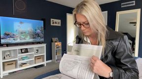 Reading the Newspaper, Sucking My Way Into a Loan