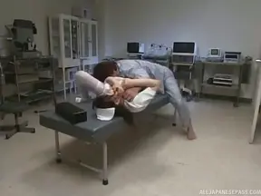 Desperate Nurse Opens Her Tight Pussy to Hot Patient's Needs