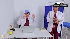 Mariana's Anatomy Chapter IV: A Pap smear turns into a rough threesome at the hospital - Mariana Martix, Papi Rodriguez & Silvana Lee
