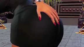 Succubus Teases Horny Demon Lover in Steamy Hentai interracial Fantasy