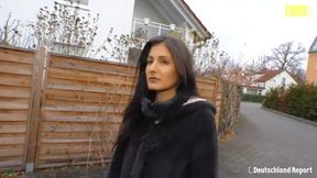 DEUTSCHLAND REPORT - Skinny Brunette Coco Kiss Got Drilled By Older Man - AMATEUR EURO