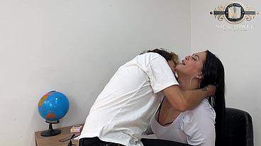 Spoiled Indisciplined Fuck And Creampie His Hot Teacher In Time, In The Classroom! Complete!