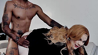 Fat CD Sissy Get Blows And Gets Banged Out By A Tall BBC Who Creams All Over Her Face