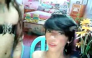 Horny tranny gives anal fucking on her friend