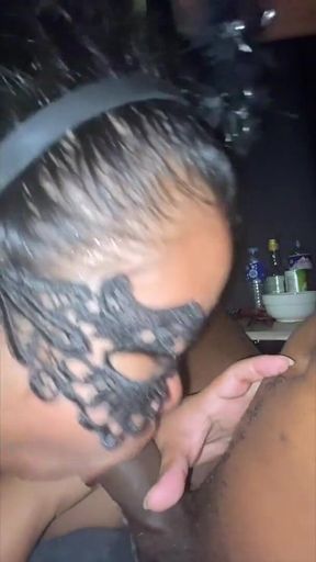 Asian Sloppy Deepthroat & Riding Hard