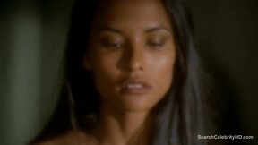 Luscious Laura Gemser & Monica Zanchi in a steamy scene