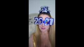 Hot Cellphone Video Of Me, Sexy MILF Nikki Ringing In The New Year 2021!