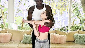 TEENS LOVE EBONY COCKS Tempting The Personal Trainer - Aften Opal