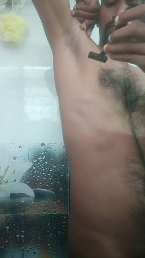 Shaving Armpit hair