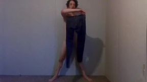 Trying Clothes Playing, Dressing and Undressing - Blue Jeans Pt 9