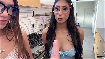 Amateur GF gives a sensual blowjob and shows off her natural big tits in