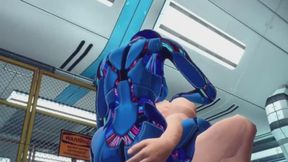 3D Space Cowboy Hardcore with Female Robot Sex Doll
