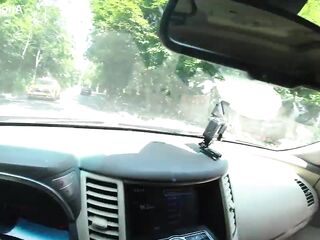 The Final SQUIRT and Golden Shower in my Car