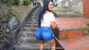 Colombian amateur MILF picked up on the street and taken home