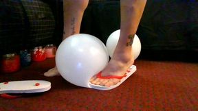 Flip Flops Popping Balloons