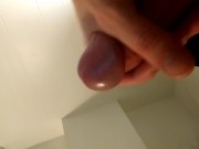 Up close cock tease tell i cum