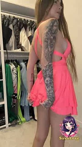 Adrianna Savu in jumpsuit - best naked doll with immense boobies and ass!