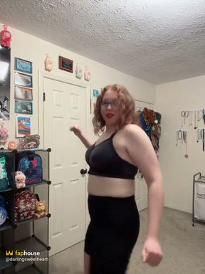 Ginger Beauty Sexy Workout Routine &amp; Strip