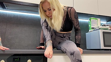 Dirty Soles, Smelly Socks, And Bare Feet Of Two Mistresses In Their Own Saliva - POV Foot Humiliation