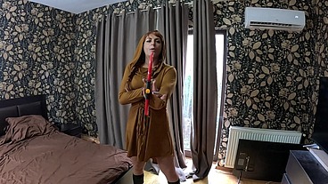 Miss Hood Gets Fucked Like a Naughty Fairytale Slut – Double Cum on Brown Cape 291