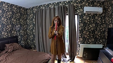 Miss Hood Gets Fucked Like a Naughty Fairytale Slut – Double Cum on Brown Cape 291