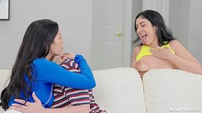 Smothered By My Lesbian Roommates Knockers