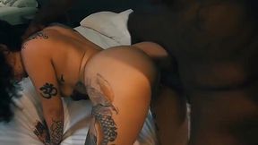 Inked latina slut craving for BBC inside her slutty pussy