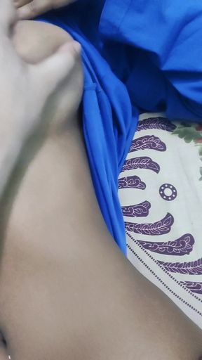 Without Condom Fucked Her and Pressing My Step Moms Beautiful Big Boobs