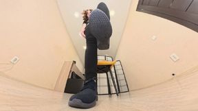 Cassandra - black sneakers VR 360 8K