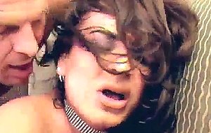 Tranny cock sucker gets penetrated