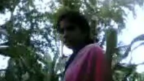 My insatiable Indian brunette gets screwed in the woods