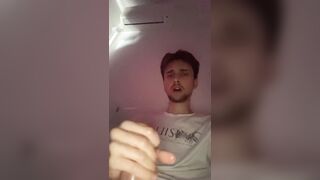 super-fucking-hot heterosexual fellow jacks off his ginormous cut milky man rod