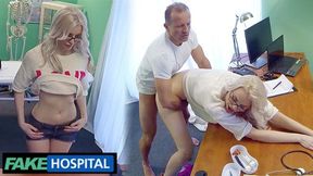 ”Blonde Babe Screwed by Doc”