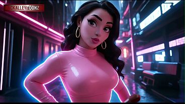 CURVY THICK GIRL SINGING IN SFW AI MUSIC VIDEO