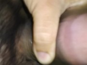 I penetrate my big cock in a glass bottle and I finish my milk in it