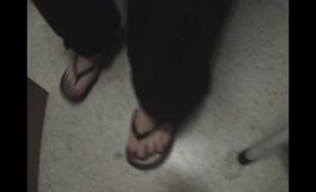 Wintertime Flip Flops