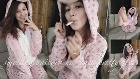 Smoking Unicorn Has Such Pretty Little Feet