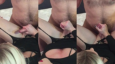TS Bailey Wilde Cums from Getting Fucked by a Man
