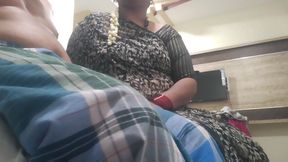 Atta alludu black saree big boobs to tempting