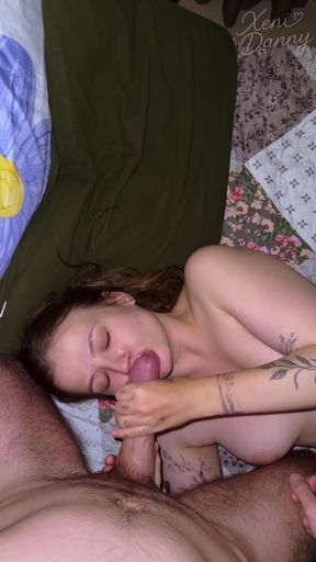 I just can't let my man go to bed with his balls full. It must be empty every day