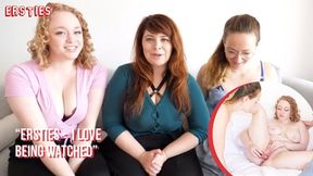 Three beauties enjoy intimate play with a toy