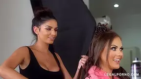 Hot lingerie model Tina Kay sucks photographer's dick before XXX anal fuck GP341 - PornWorld