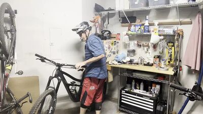 Finished a bike ride