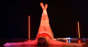 Curvy Christmas Tease - Santa Baby Heels Dance