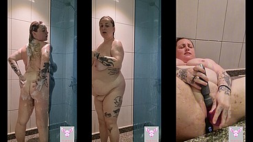 Shower anal play