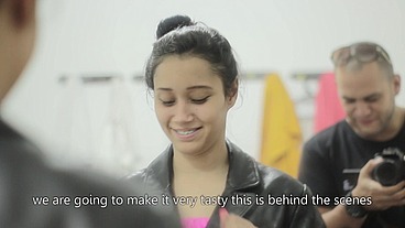 Behind the scenes. LIA PONCE, ALEXA LEWIS, MILA GARCIA, DANIELA ORTIZ. LTP074