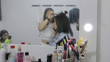 Behind the scenes. LIA PONCE, ALEXA LEWIS, MILA GARCIA, DANIELA ORTIZ. LTP074